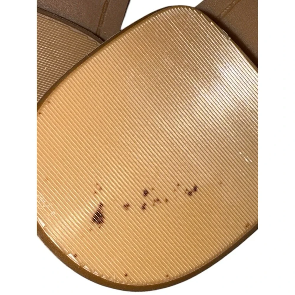 Sofft Womens Size 8 Gold Cross Strap‎ Flat Sandals